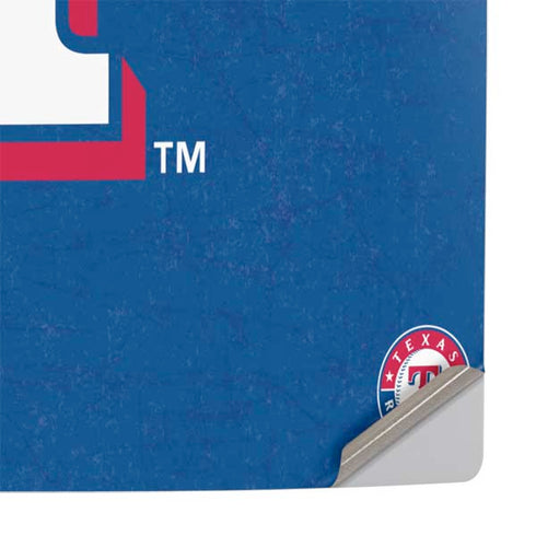 MLB Texas Rangers - Solid Distressed PS5 Slim Digital Edition Console Skin