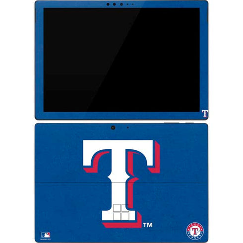 MLB Texas Rangers - Solid Distressed Surface Pro 7 Skin