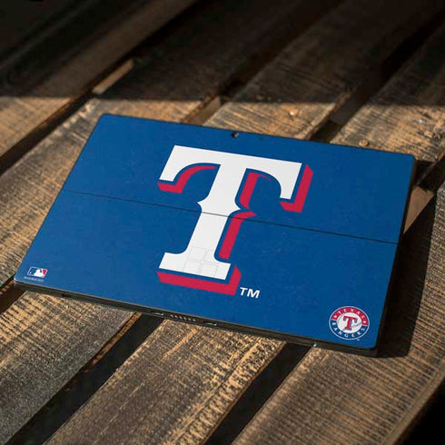 MLB Texas Rangers - Solid Distressed Surface Pro 7 Skin
