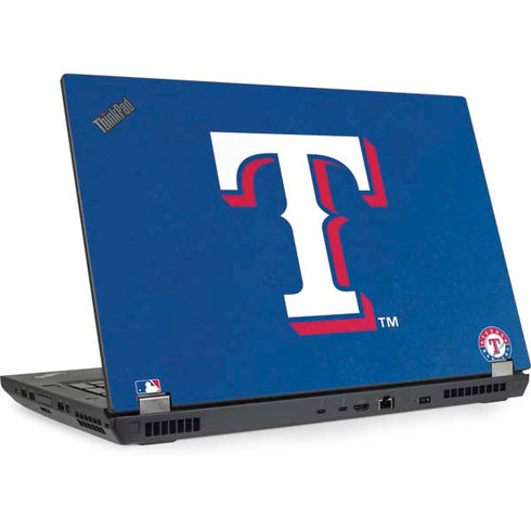MLB Texas Rangers - Solid Distressed Lenovo ThinkPad Skin