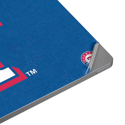 MLB Texas Rangers - Solid Distressed Universal Laptop 16in (13 x 9.4in) Skin