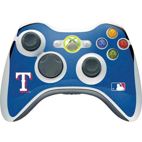 MLB Texas Rangers - Solid Distressed Xbox 360 Wireless Controller Skin