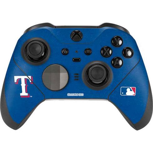 MLB Texas Rangers - Solid Distressed Xbox Elite Wireless Controller Series 2 Skin