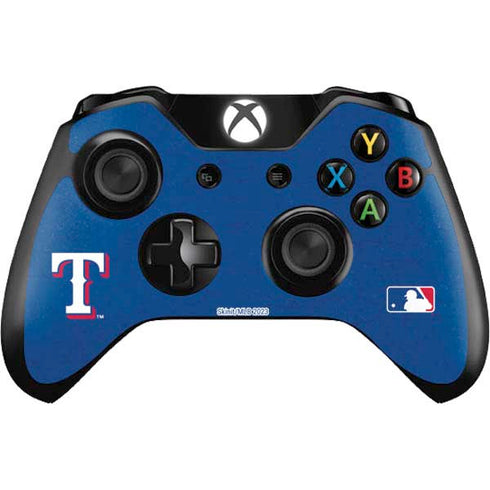 MLB Texas Rangers - Solid Distressed Xbox One Controller Skin