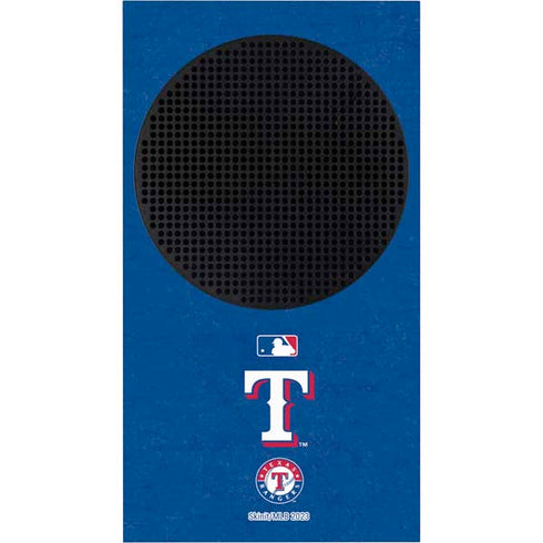 MLB Texas Rangers - Solid Distressed Xbox Series S Console Skin