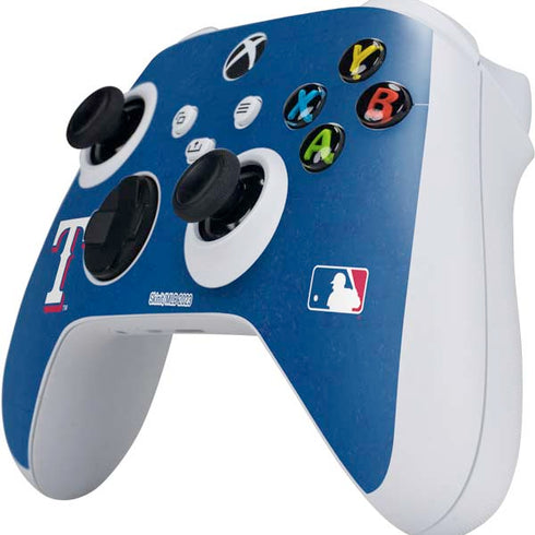 MLB Texas Rangers - Solid Distressed Xbox Series S Controller Skin