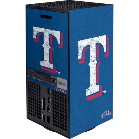 MLB Texas Rangers - Solid Distressed Xbox Series X Bundle Skin