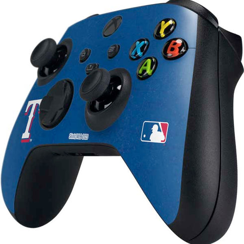 MLB Texas Rangers - Solid Distressed Xbox Series X Controller Skin