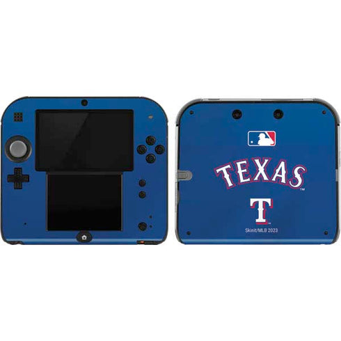 MLB Texas Rangers Alternate/Away Jersey Nintendo 2DS Skin