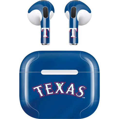 MLB Texas Rangers Alternate/Away Jersey Apple AirPods (3rd Gen 2021) Skin