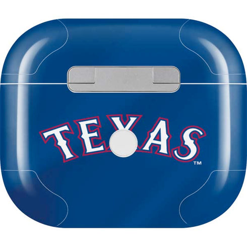 MLB Texas Rangers Alternate/Away Jersey Apple AirPods (3rd Gen 2021) Skin