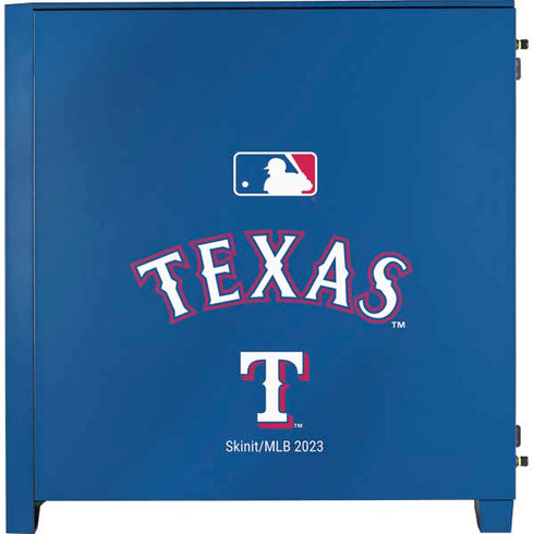 MLB Texas Rangers Alternate/Away Jersey Corsair 4000D Tempered Glass Mid-Tower ATX Case Skin