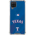 MLB Texas Rangers Alternate/Away Jersey Galaxy A12 Clear Case