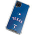 MLB Texas Rangers Alternate/Away Jersey Galaxy A12 Clear Case