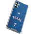 MLB Texas Rangers Alternate/Away Jersey Galaxy A13 5G Clear Case