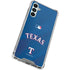 MLB Texas Rangers Alternate/Away Jersey Galaxy A14 5G Clear Case