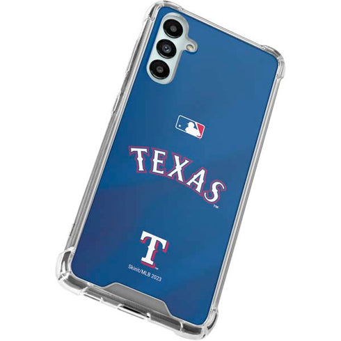 MLB Texas Rangers Alternate/Away Jersey Galaxy A15 5G Clear Case