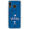 MLB Texas Rangers Alternate/Away Jersey Galaxy A20 Clear Case