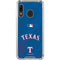 MLB Texas Rangers Alternate/Away Jersey Galaxy A30 Clear Case