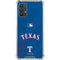 MLB Texas Rangers Alternate/Away Jersey Galaxy A32 5G Clear Case