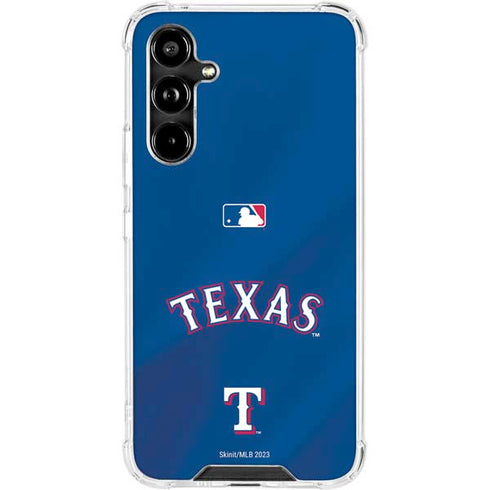 MLB Texas Rangers Alternate/Away Jersey Galaxy A54 5G Clear Case