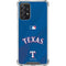 MLB Texas Rangers Alternate/Away Jersey Galaxy A72 5G Clear Case