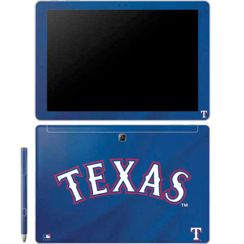 MLB Texas Rangers Alternate/Away Jersey Galaxy Book 12in Skin