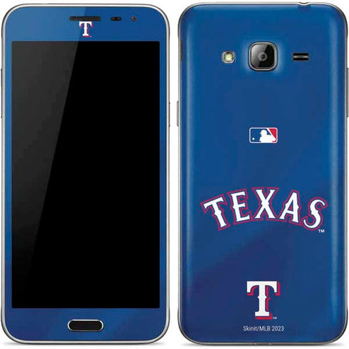 MLB Texas Rangers Alternate/Away Jersey Galaxy J3 Skin