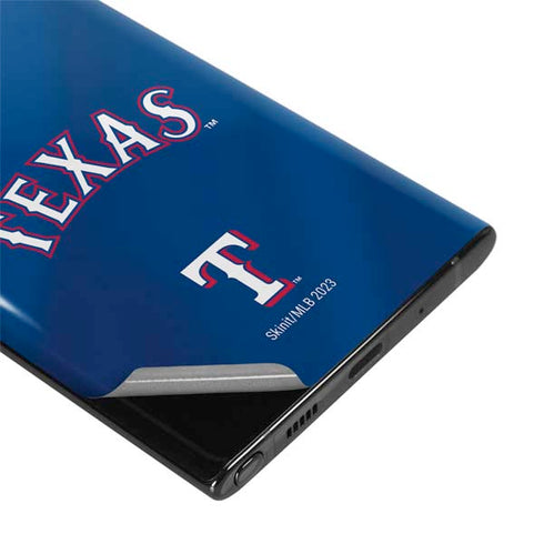 MLB Texas Rangers Alternate/Away Jersey Galaxy Note 10 Plus Skin