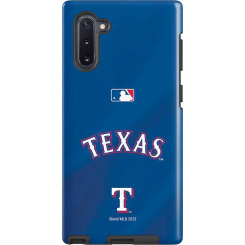 MLB Texas Rangers Alternate/Away Jersey Galaxy Note 10 Pro Case