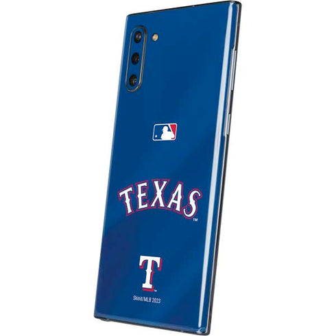 MLB Texas Rangers Alternate/Away Jersey Galaxy Note 10 Skin