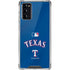MLB Texas Rangers Alternate/Away Jersey Galaxy Note20 5G Clear Case