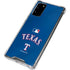 MLB Texas Rangers Alternate/Away Jersey Galaxy Note20 5G Clear Case