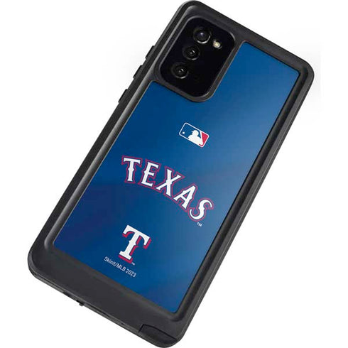 MLB Texas Rangers Alternate/Away Jersey Galaxy Note20 5G Waterproof Case