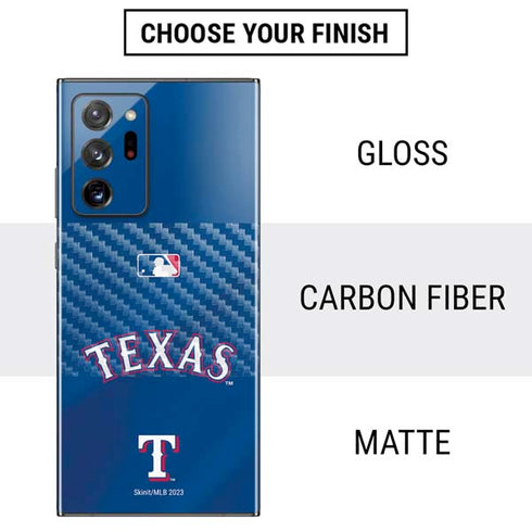MLB Texas Rangers Alternate/Away Jersey Galaxy Note20 Ultra 5G Skin