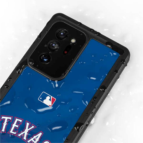 MLB Texas Rangers Alternate/Away Jersey Galaxy Note20 Ultra 5G Waterproof Case