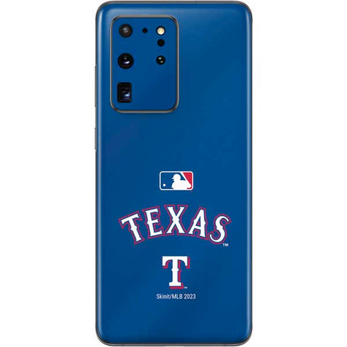 MLB Texas Rangers Alternate/Away Jersey Galaxy S20 Ultra 5G Skin