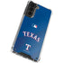 MLB Texas Rangers Alternate/Away Jersey Galaxy S21 5G Clear Case