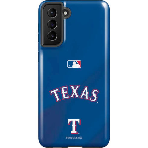 MLB Texas Rangers Alternate/Away Jersey Galaxy S21 FE Pro Case