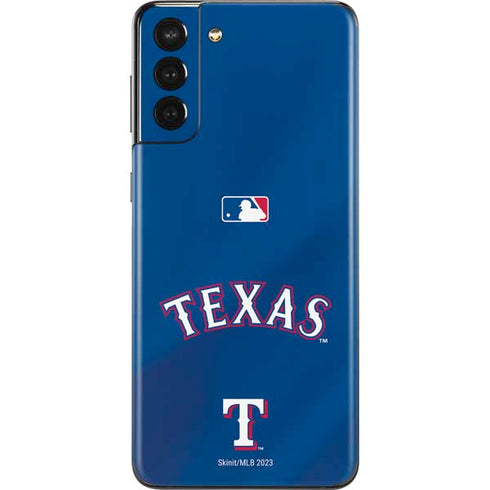 MLB Texas Rangers Alternate/Away Jersey Galaxy S21 Plus 5G Skin