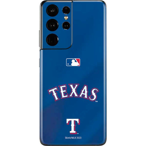 MLB Texas Rangers Alternate/Away Jersey Galaxy S21 Ultra 5G Skin