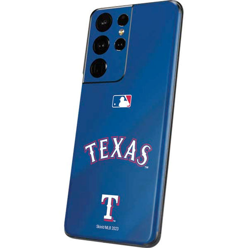 MLB Texas Rangers Alternate/Away Jersey Galaxy S21 Ultra 5G Skin