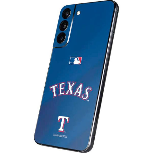 MLB Texas Rangers Alternate/Away Jersey Galaxy S22 Plus Skin