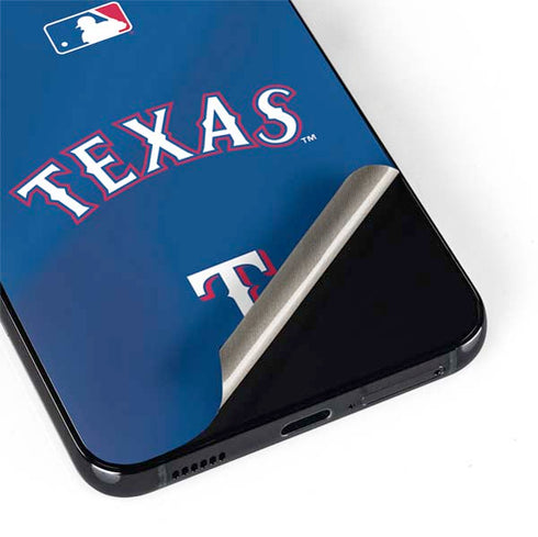 MLB Texas Rangers Alternate/Away Jersey Galaxy S22 Plus Skin