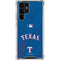 MLB Texas Rangers Alternate/Away Jersey Galaxy S22 Ultra Clear Case