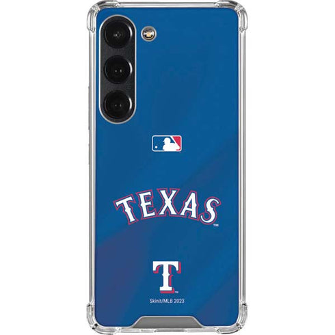 MLB Texas Rangers Alternate/Away Jersey Galaxy S23 Clear Case