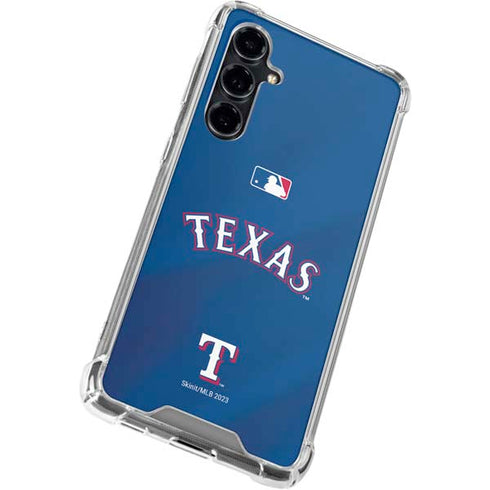 MLB Texas Rangers Alternate/Away Jersey Galaxy S23 FE Clear Case