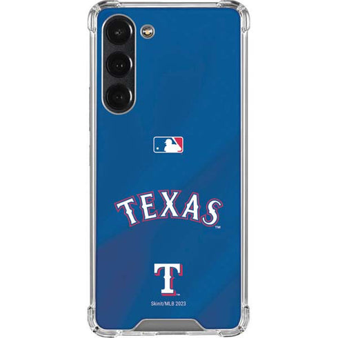 MLB Texas Rangers Alternate/Away Jersey Galaxy S23 Plus Clear Case
