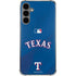 MLB Texas Rangers Alternate/Away Jersey Galaxy S24 Plus Clear Case