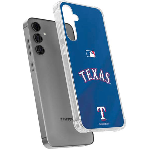 MLB Texas Rangers Alternate/Away Jersey Galaxy S24 Plus Clear Case
